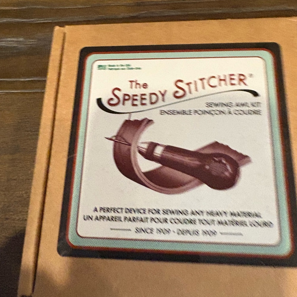 The Speedy Stitcher Sewing Awl - Brown